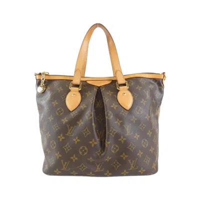 Pre-owned Louis Vuitton Brown Marron Coated Canvas Handbag Tote Bag ()