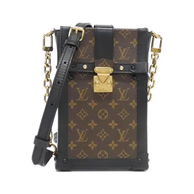 Pre-owned Louis Vuitton Brown Marron Coated Canvas Pochette Shoulder Bag ()
