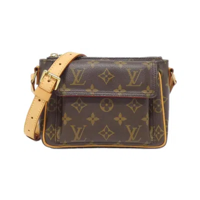Pre-owned Louis Vuitton Brown Marron Coated Canvas Shoulder Bag ()