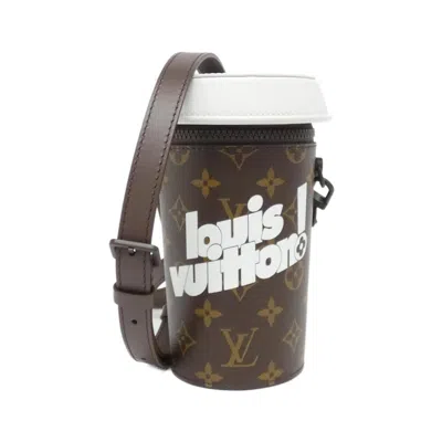 Pre-owned Louis Vuitton Brown Marron Coated Canvas Shoulder Bag ()