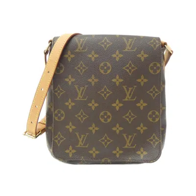 Pre-owned Louis Vuitton Brown Marron Coated Canvas Shoulder Bag ()