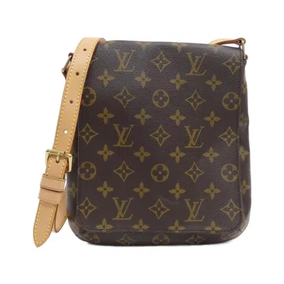 Pre-owned Louis Vuitton Brown Marron Coated Canvas Shoulder Bag ()