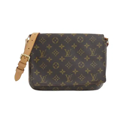 Pre-owned Louis Vuitton Brown Marron Coated Canvas Shoulder Bag ()
