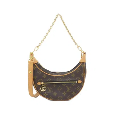 Pre-owned Louis Vuitton Brown Marron Coated Canvas Shoulder Bag ()