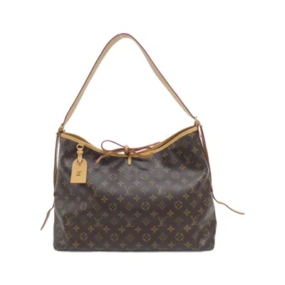 Pre-owned Louis Vuitton Brown Marron Coated Canvas Shoulder Bag ()