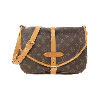 Pre-owned Louis Vuitton Brown Marron Coated Canvas Shoulder Bag ()