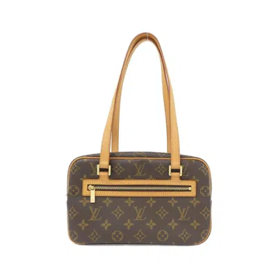 Pre-owned Louis Vuitton Brown Marron Coated Canvas Shoulder Bag ()