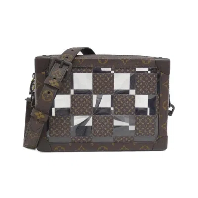 Pre-owned Louis Vuitton Brown Marron Coated Canvas Shoulder Bag ()