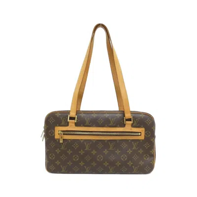 Pre-owned Louis Vuitton Brown Marron Coated Canvas Shoulder Bag ()