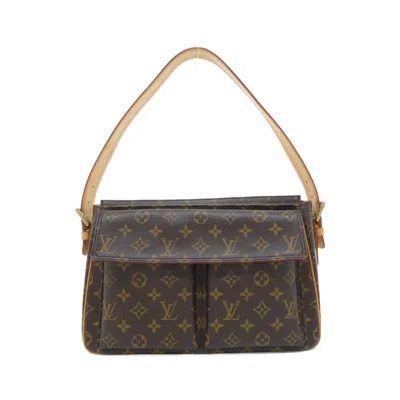 Pre-owned Louis Vuitton Brown Marron Coated Canvas Shoulder Bag ()