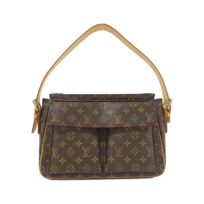 Pre-owned Louis Vuitton Brown Marron Coated Canvas Shoulder Bag ()