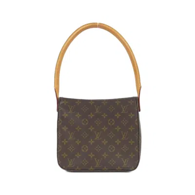 Pre-owned Louis Vuitton Brown Marron Coated Canvas Shoulder Bag ()