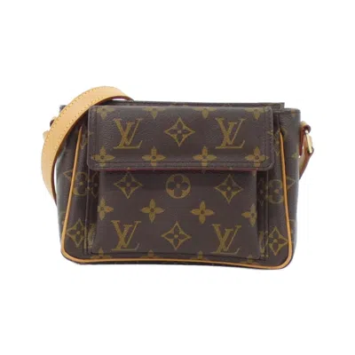 Pre-owned Louis Vuitton Brown Marron Coated Canvas Shoulder Bag ()