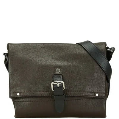 Pre-owned Louis Vuitton Brown Marron Leather Shoulder Bag () In Brown, Marron