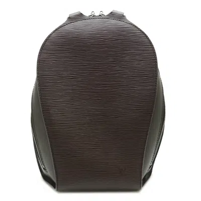 Pre-owned Louis Vuitton Brown Moka Epi Leather Backpack ()