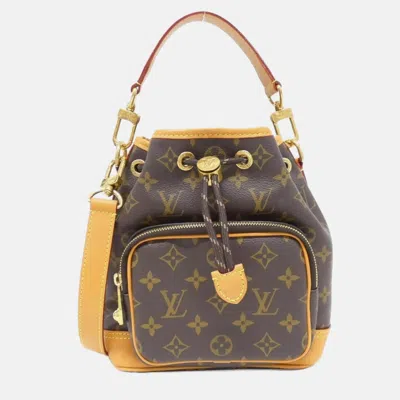 Pre-owned Louis Vuitton Brown Monogram Archive Noé Cargo Handbag