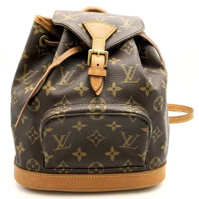 Pre-owned Louis Vuitton Brown Monogram Backpack ()