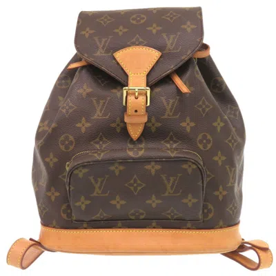 Pre-owned Louis Vuitton Brown Monogram Backpack ()