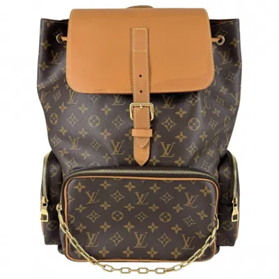 Pre-owned Louis Vuitton Brown Monogram Backpack ()
