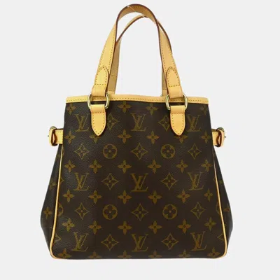 Pre-owned Louis Vuitton Brown Monogram Batignolles Tote Bag