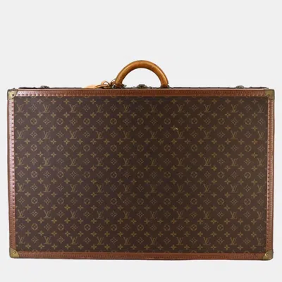 Pre-owned Louis Vuitton Brown Monogram Bisten 80 Briefcase