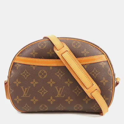 Pre-owned Louis Vuitton Brown Monogram Blois