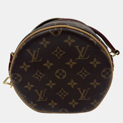 Pre-owned Louis Vuitton Brown Monogram Boite Chapeau Souple Pm