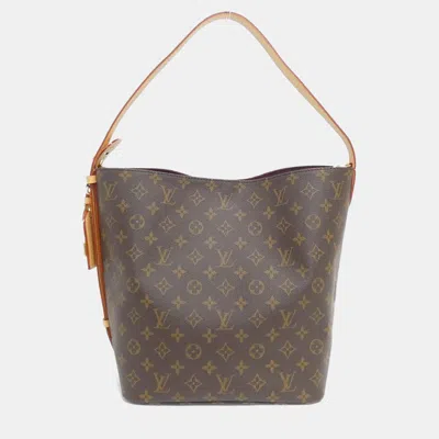 Pre-owned Louis Vuitton Brown Monogram Coated Canvas All In Gm