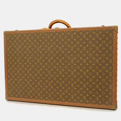 Pre-owned Louis Vuitton Brown Monogram Canvas Alzer Suitcase