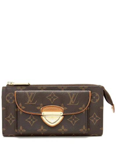 Pre-owned Louis Vuitton Brown Monogram Canvas Astrid Wallet (authentic Pre-loved)