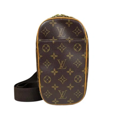 Pre-owned Louis Vuitton Brown Monogram Canvas Backpack ()