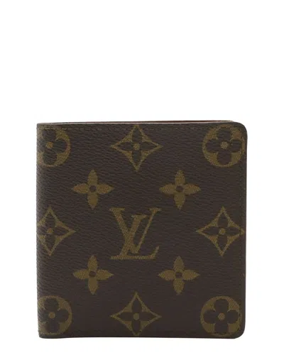 Louis Vuitton Brown Monogram Canvas Bifold Wallet (authentic Pre-loved)