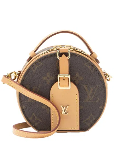 Louis Vuitton Brown Monogram Canvas Boite Chapeau Mini (authentic Pre-loved)