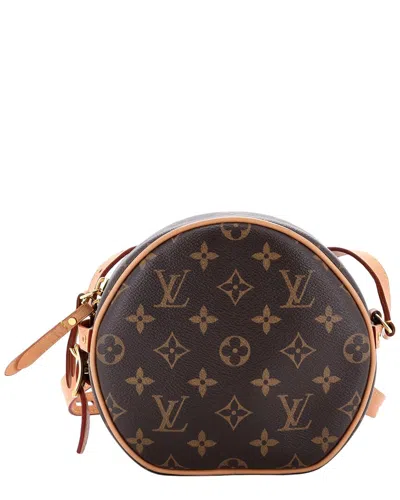 Pre-owned Louis Vuitton Brown Monogram Canvas Boite Chapeau Souple Bag Pm (authentic Pre-loved)
