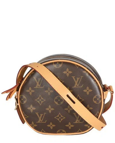 Pre-owned Louis Vuitton Brown Monogram Canvas Boite Chapeau Souple Pm (authentic Pre-  Loved)