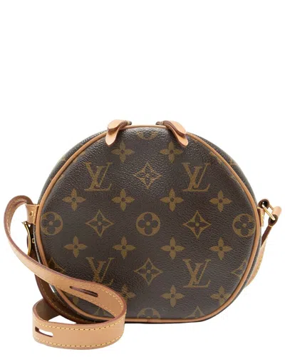 Pre-owned Louis Vuitton Brown Monogram Canvas Boite Chapeau Souple Pm (authentic Pre-loved)