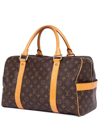 Pre-owned Louis Vuitton Brown Monogram Canvas Carryall (authentic Pre-loved)