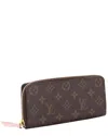 Louis Vuitton Brown Monogram Canvas Clemence Wallet