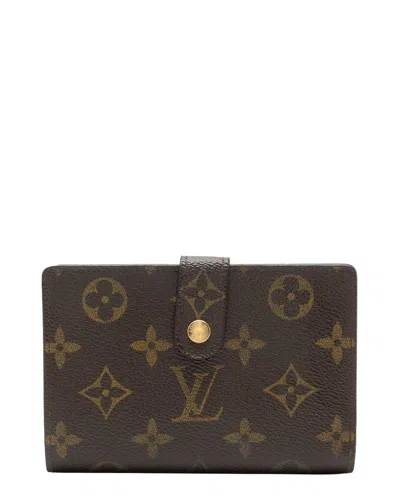 Louis Vuitton Brown Monogram Canvas Coated Canvas Vintage French Wallet  (authentic Pre-loved)