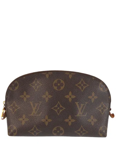 Pre-owned Louis Vuitton Brown Monogram Canvas Cosmetic Pouch (authentic Pre-loved)