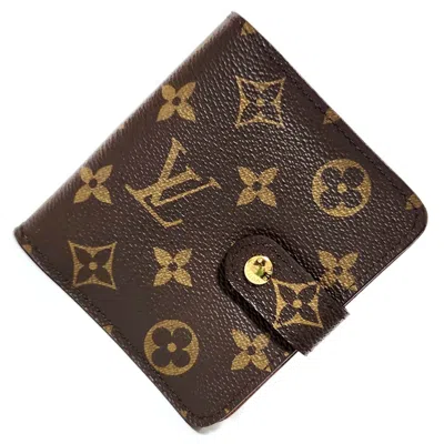 Pre-owned Louis Vuitton Brown Monogram Canvas Cuir Ombre Leather Wallet (bi-fold) ()
