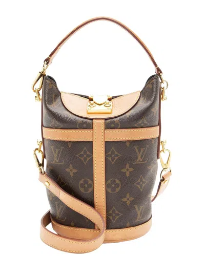 Pre-owned Louis Vuitton Brown Monogram Canvas Duffle (authentic Pre-loved)