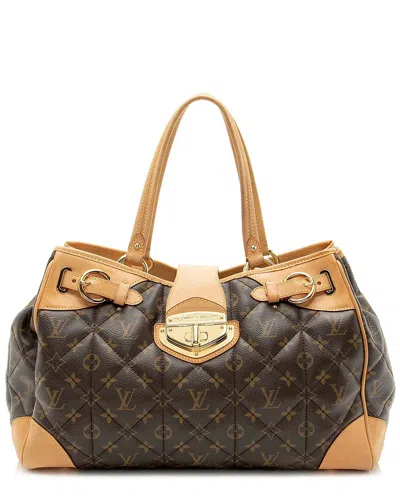 Pre-owned Louis Vuitton Brown Monogram Canvas Etoile Shopper Tote (authentic Pre-loved)