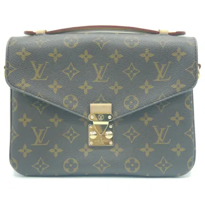 Pre-owned Louis Vuitton Brown Monogram Canvas Handbag Pochette Shoulder Bag ()