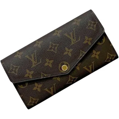 Pre-owned Louis Vuitton Brown Monogram Canvas Long Wallet (bi-fold) ()
