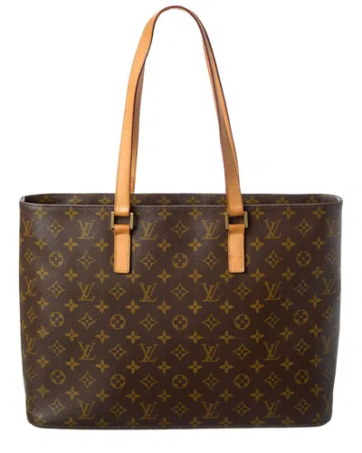 Pre-owned Louis Vuitton Brown Monogram Canvas Luco (authentic Pre-loved)