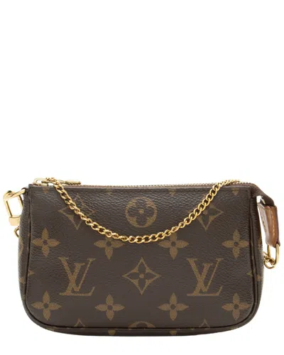 Pre-owned Louis Vuitton Brown Monogram Canvas Mini Pochette Accessoires (authentic Pre-  Loved)