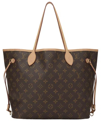 Louis Vuitton Brown Monogram Canvas Neverfull Mm (authentic Pre-loved)