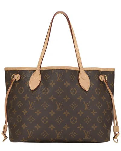 Louis Vuitton Brown Monogram Canvas Neverfull Pm (authentic Pre-loved)