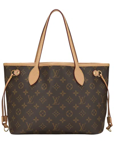 Louis Vuitton Brown Monogram Canvas Neverfull Pm (authentic Pre-loved)